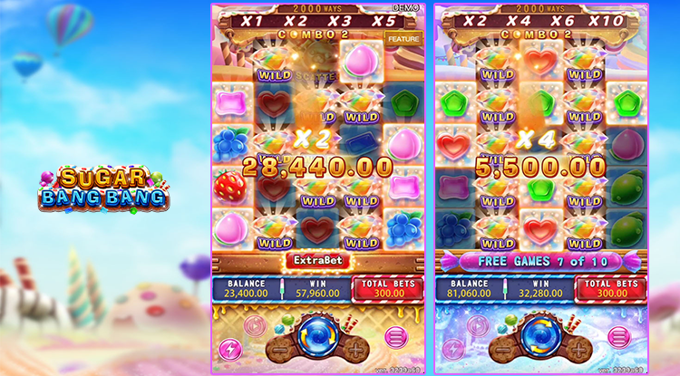 Sugar Bang Bang slot game – Elimination prize multiplied